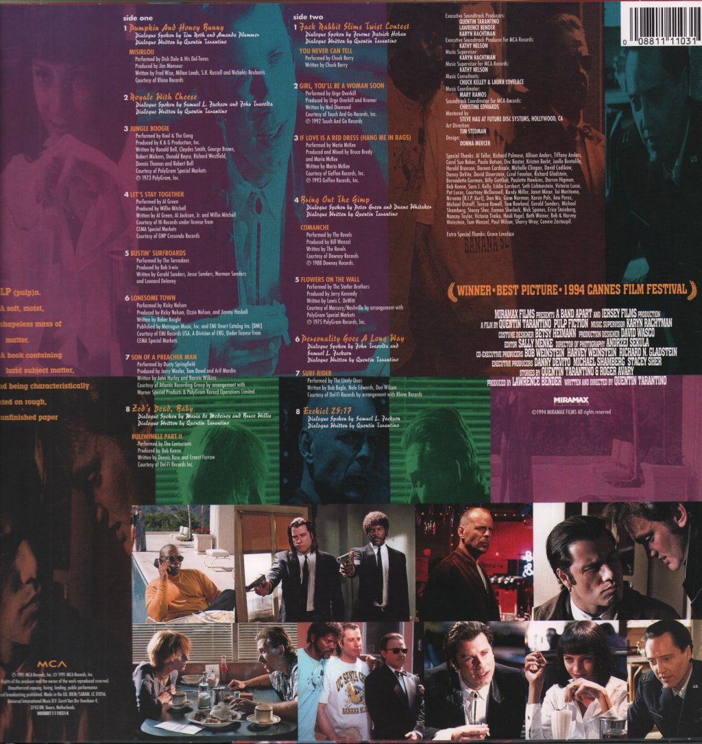 Various Artists - Pulp Fiction (Music From The Motion Picture) - Lp