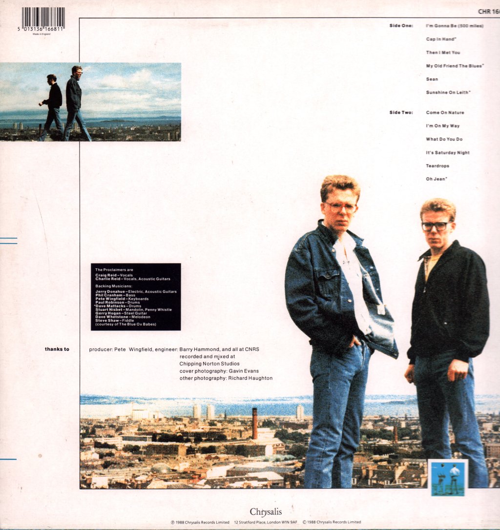 Proclaimers - Sunshine On Leith - Lp