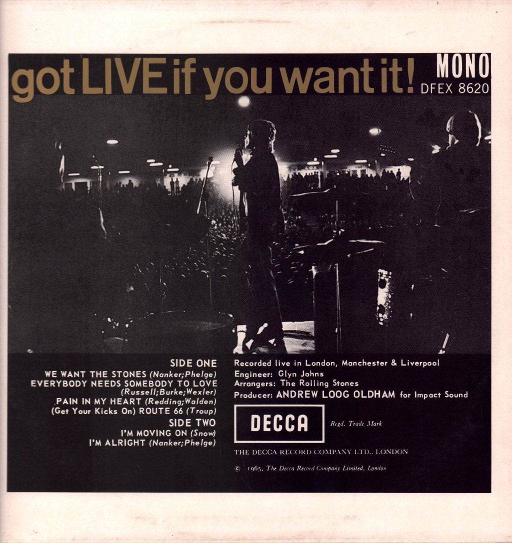 Rolling Stones - Got Live If You Want It! - 12 Inch