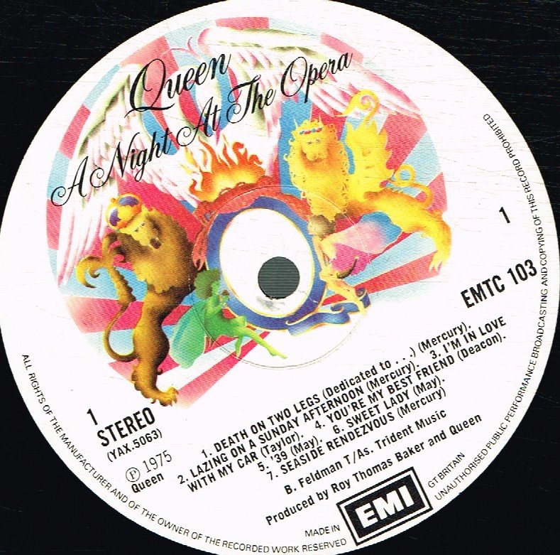 Queen - A Night At The Opera - Lp