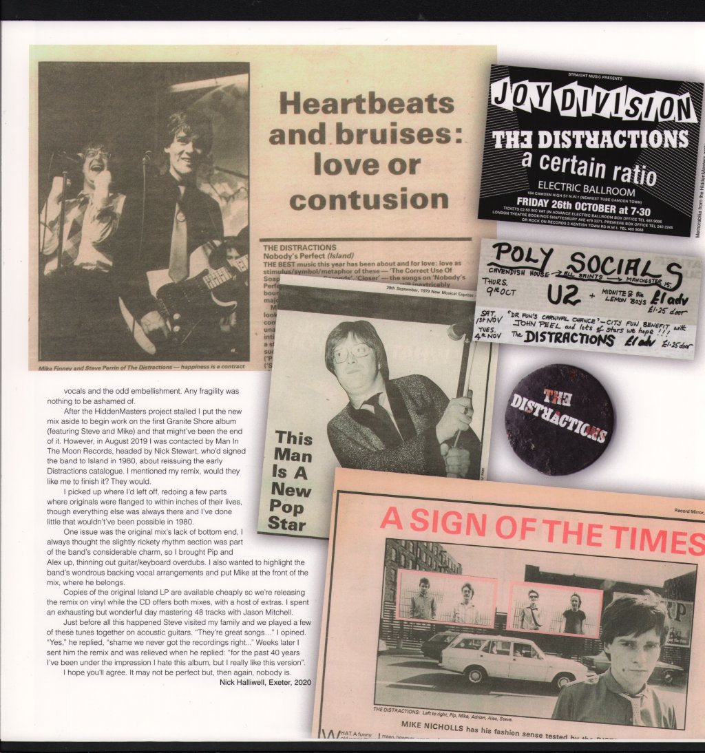 Distractions - Nobody's Perfect 2020 - Lp