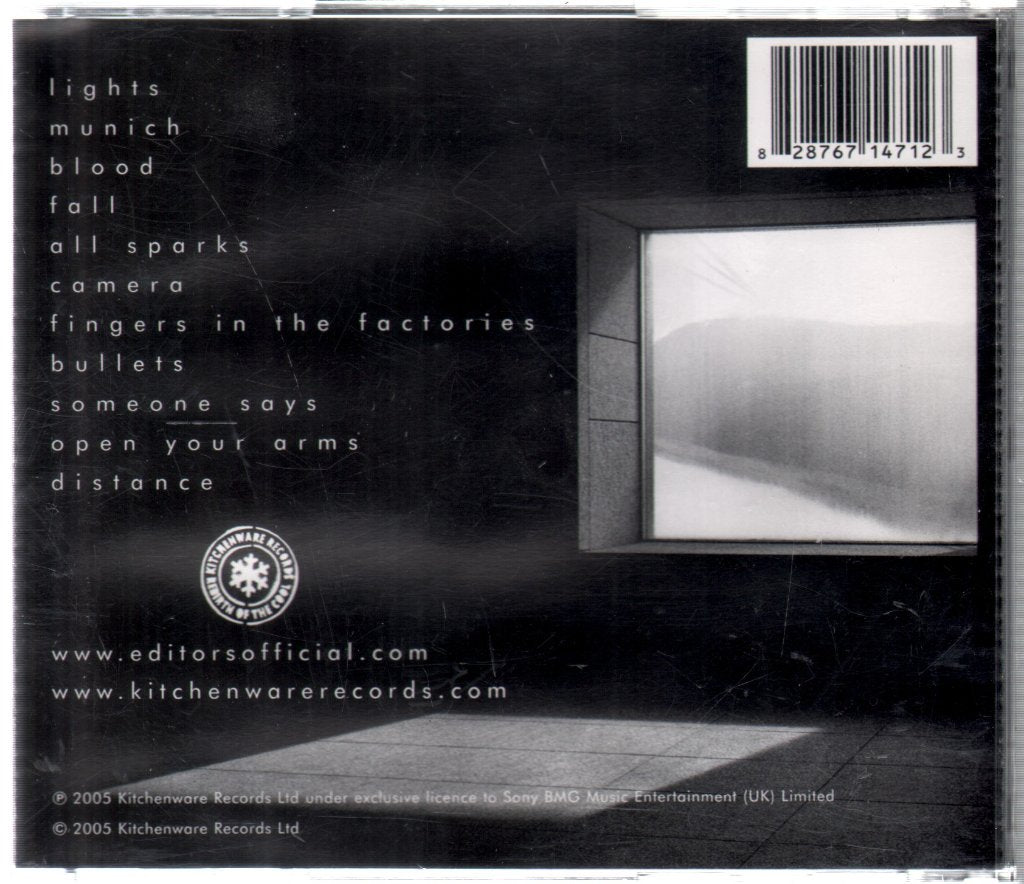 Editors (Indie Group) - Back Room - Cd