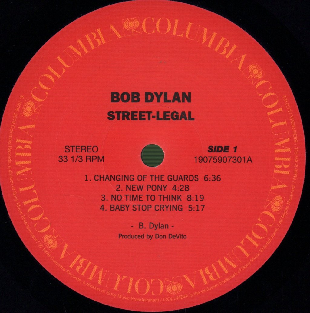 Bob Dylan - Street-Legal - Lp