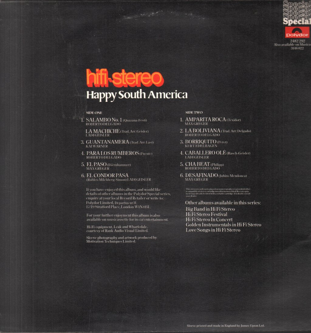 Various Artists - Hi-Fi Stereo Happy South America - Lp