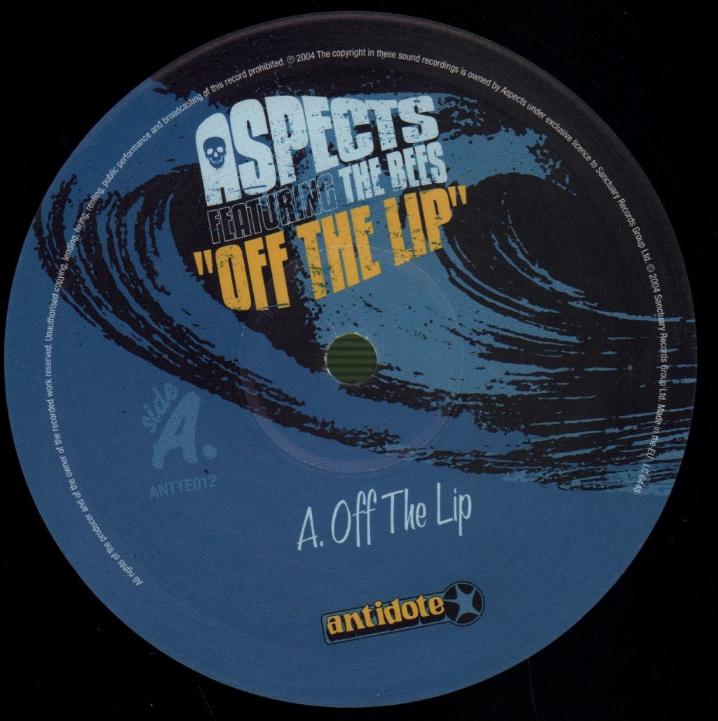 Aspects Featuring The Bees - Off The Lip - 10 Inch