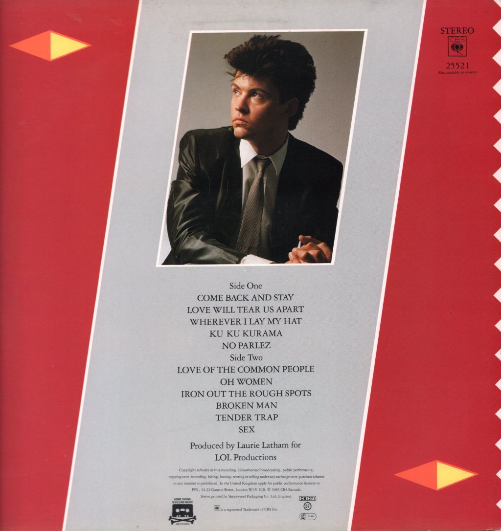 Paul Young - No Parlez - Lp