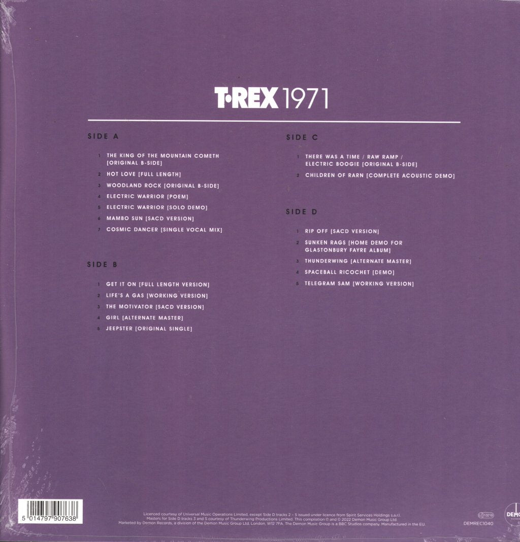 T. Rex - 1971 - Double Lp