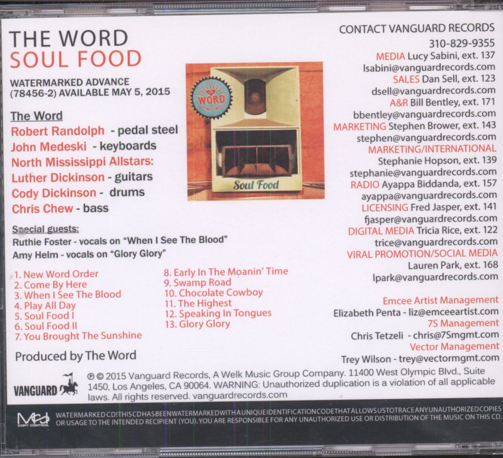 Word - Soulfood - Cd