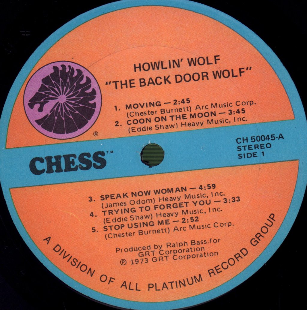 Howlin' Wolf - Back Door Wolf - Lp