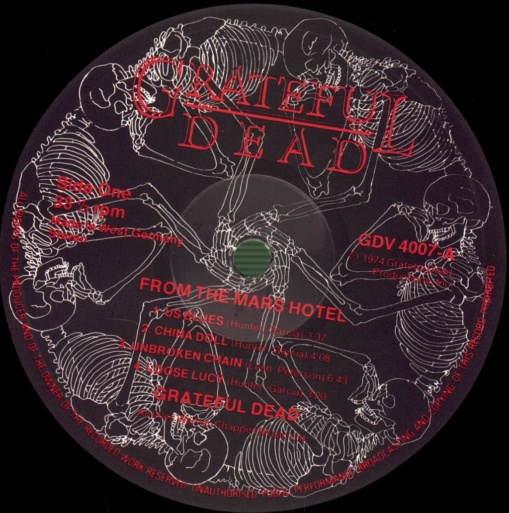 Grateful Dead - From The Mars Hotel - Lp