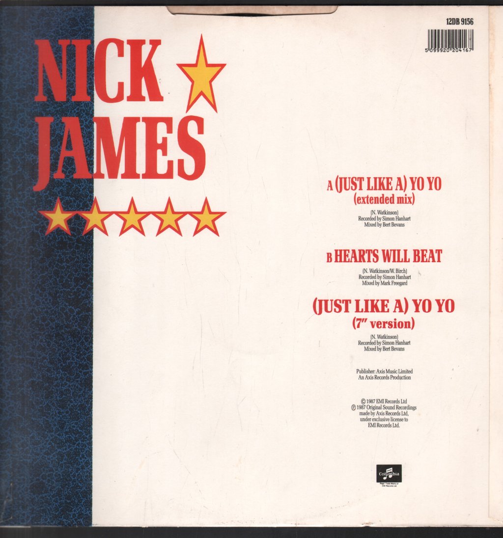 Nick James - Just Like A Yo Yo - 12 Inch