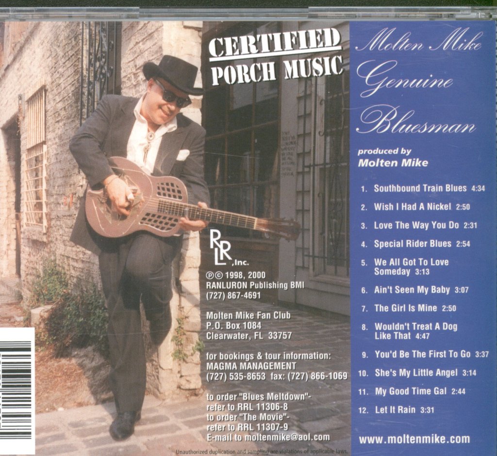 Molten Mike - Genuine Bluesman - Cd