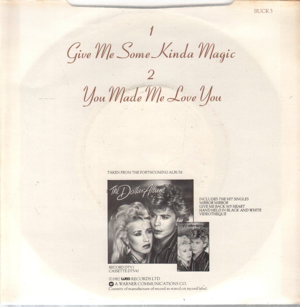 Dollar - Give Me Some Kinda Magic - 7 Inch