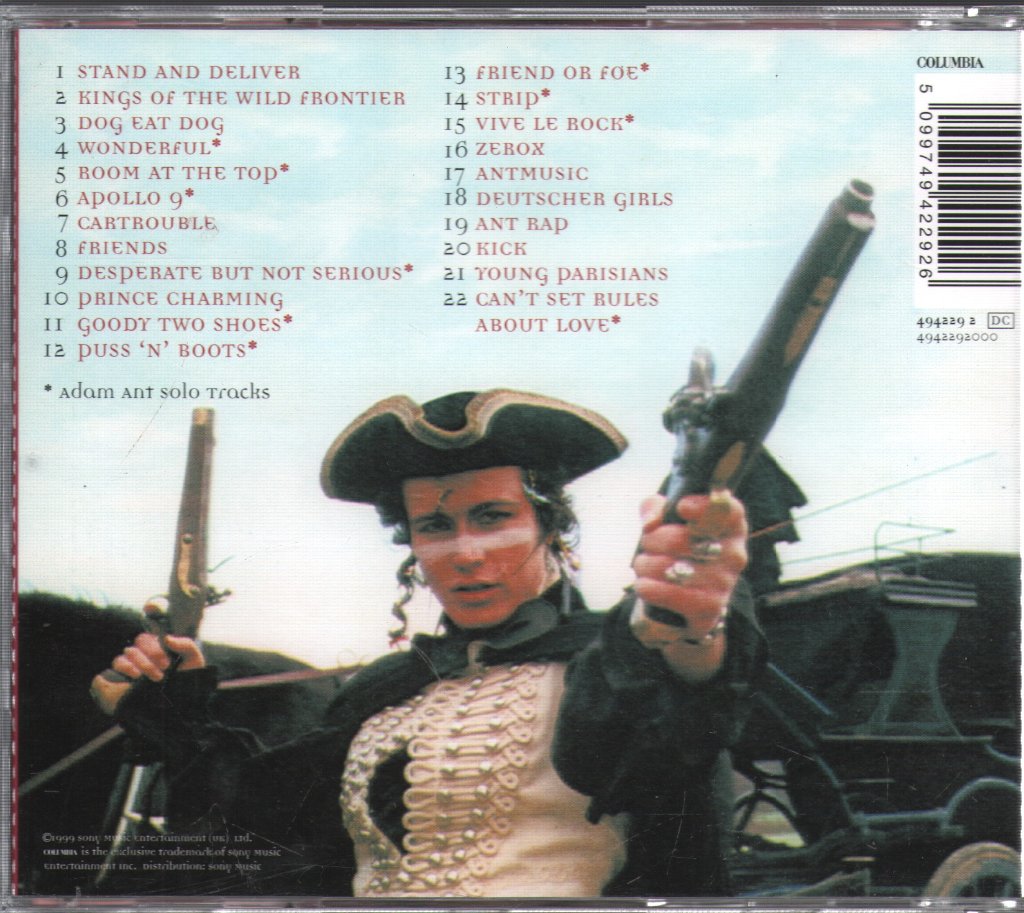 Adam And The Ants - The Very Best Of Adam And The Ants - Cd