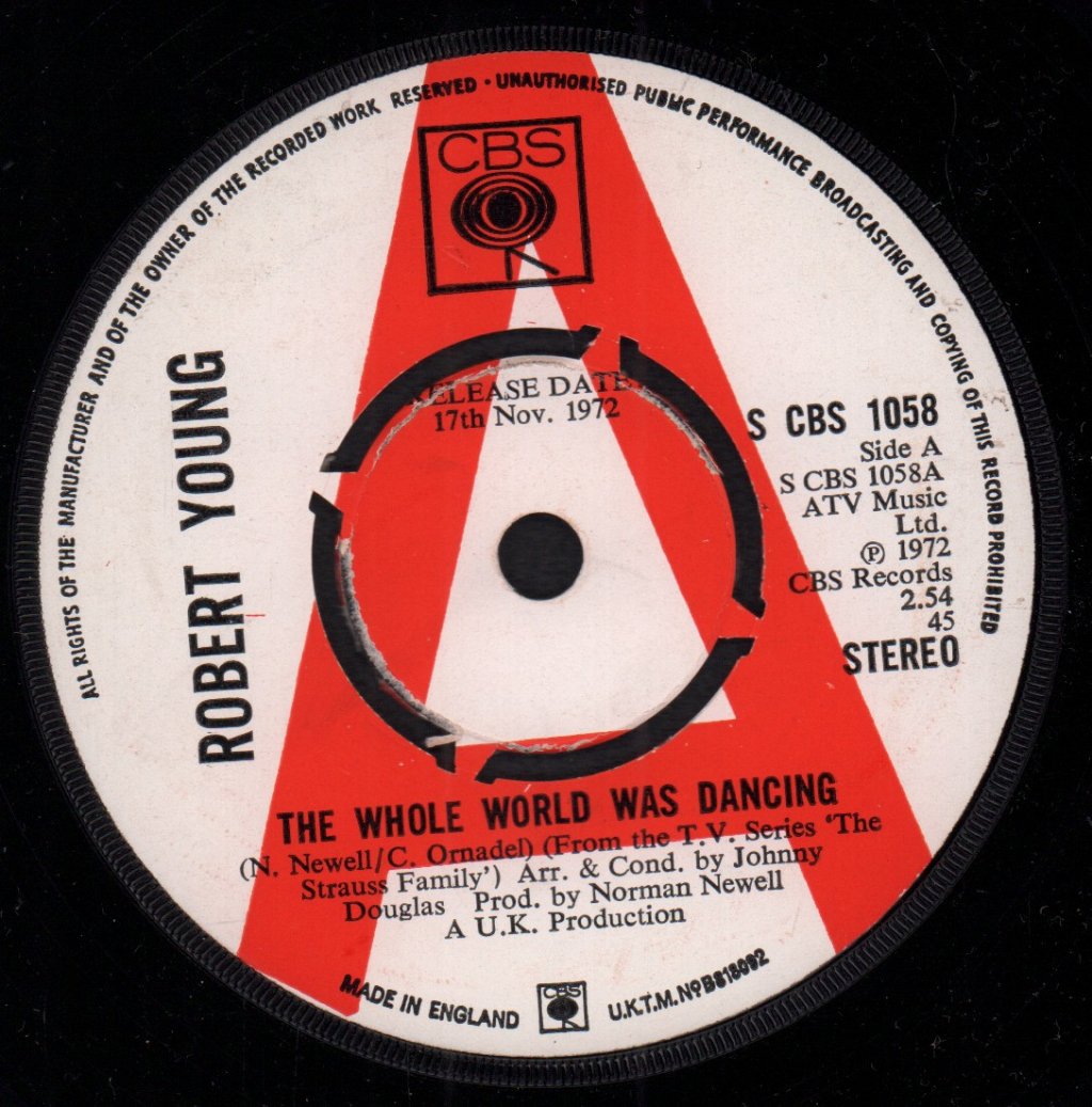 Robert Young - Whole World Was Dancing - 7 Inch