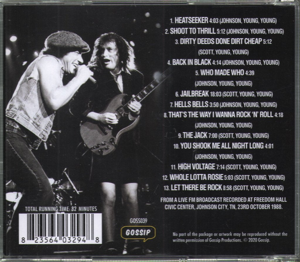 AC/DC - Johnson City 1988 - Cd
