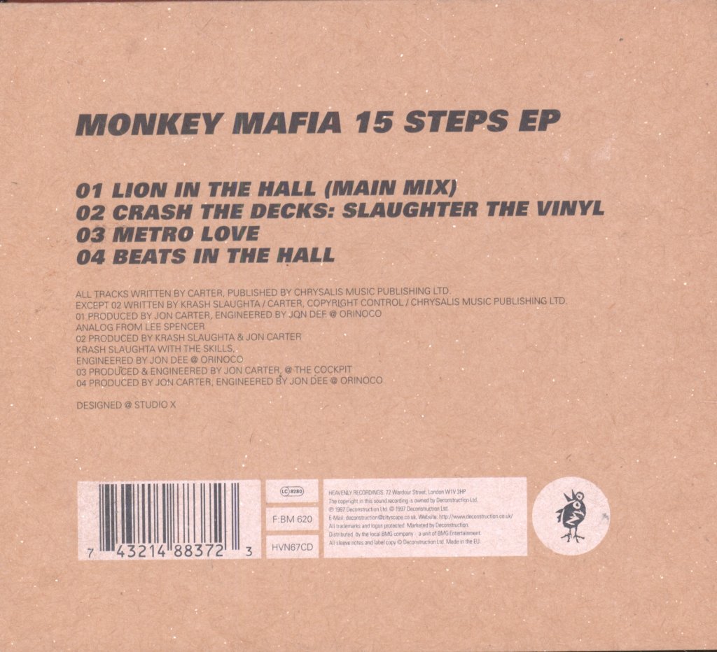 Monkey Mafia - 15 Steps EP - Cd