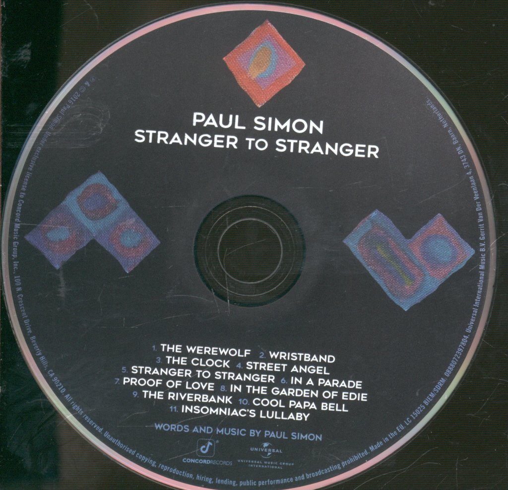 Paul Simon - Stranger To Stranger - Cd