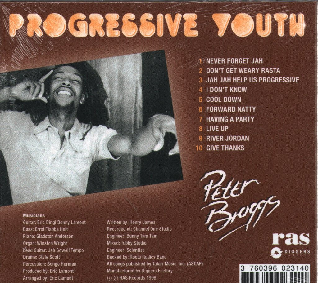 Peter Broggs - Progressive Youth - Cd