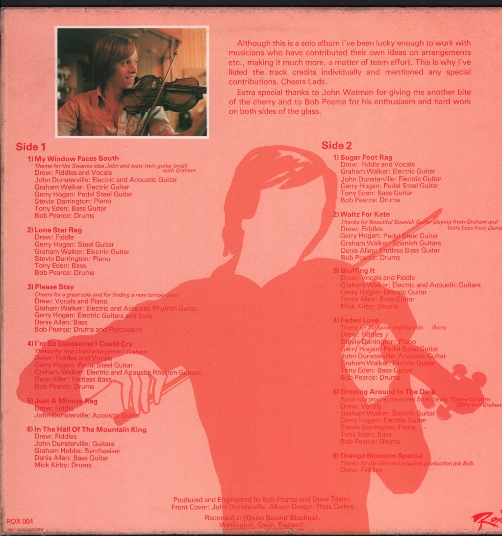 Drew Taylor - My Window Faces The South - Lp
