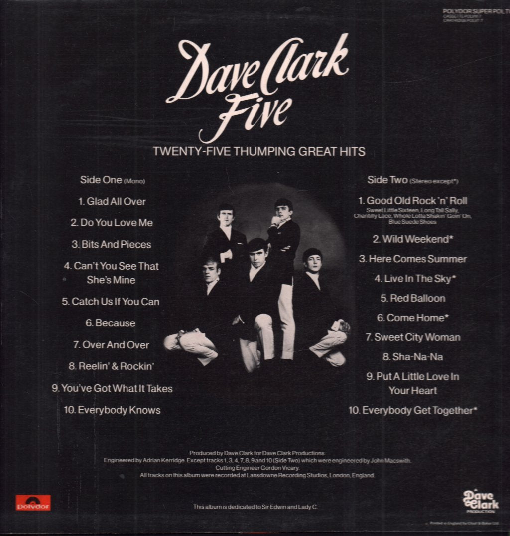Dave Clark Five - 25 Thumping Great Hits - Lp