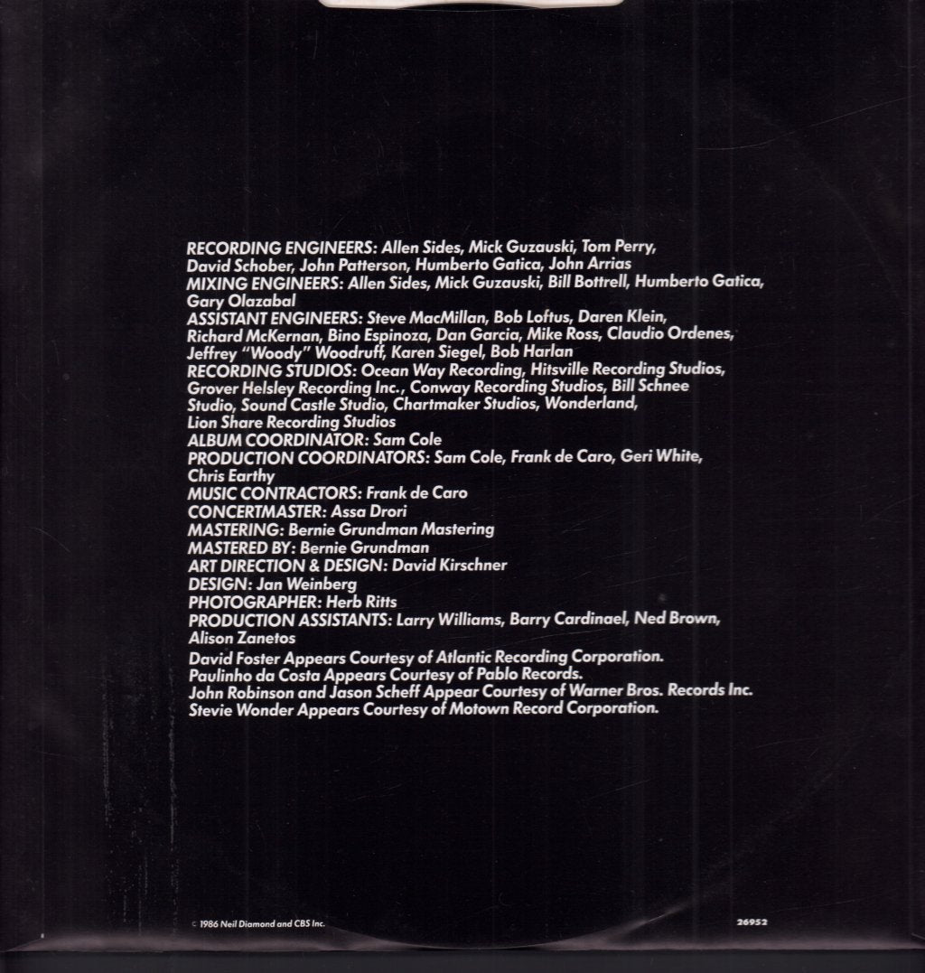 Neil Diamond - Headed For The Future - Lp