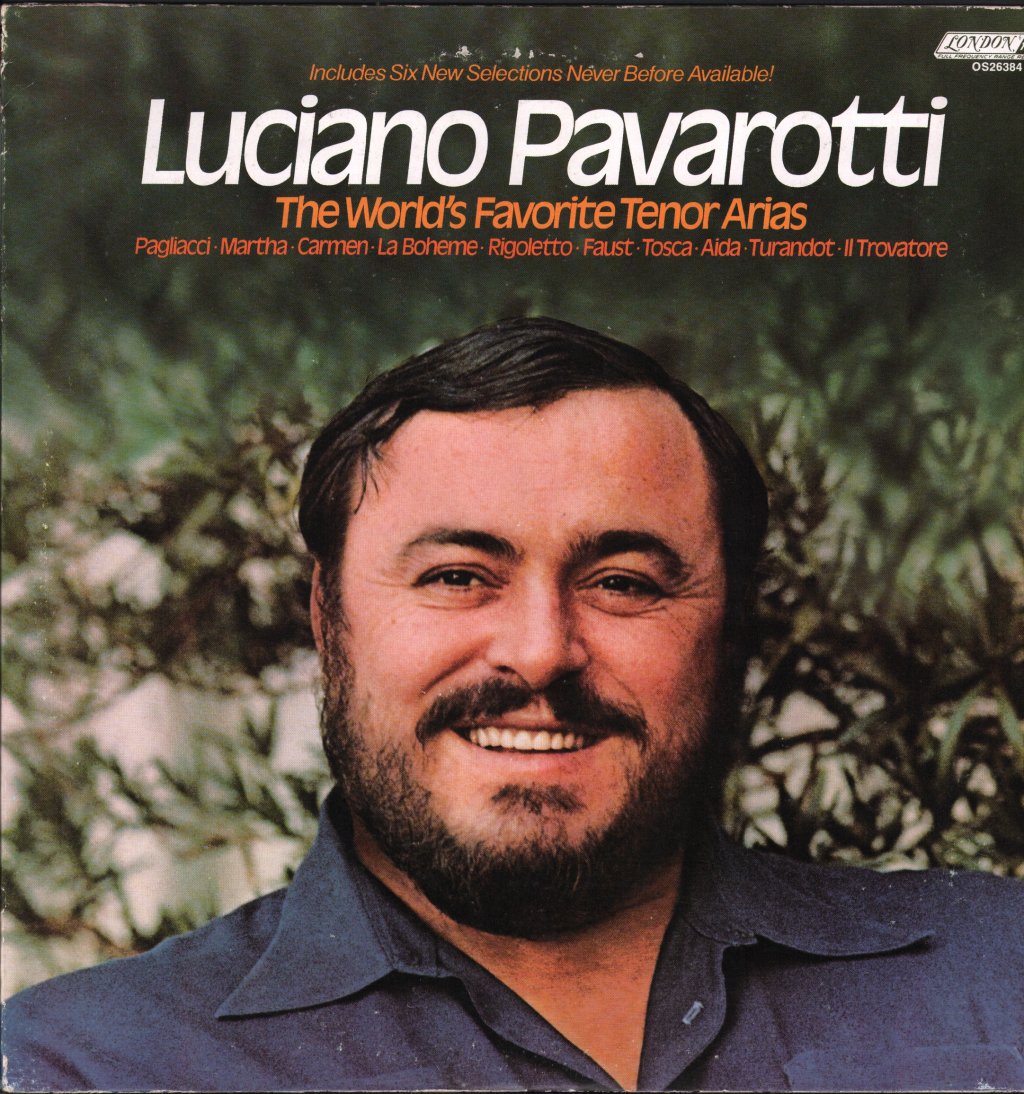 Luciano Pavarotti - World's Favorite Tenor Arias - Lp