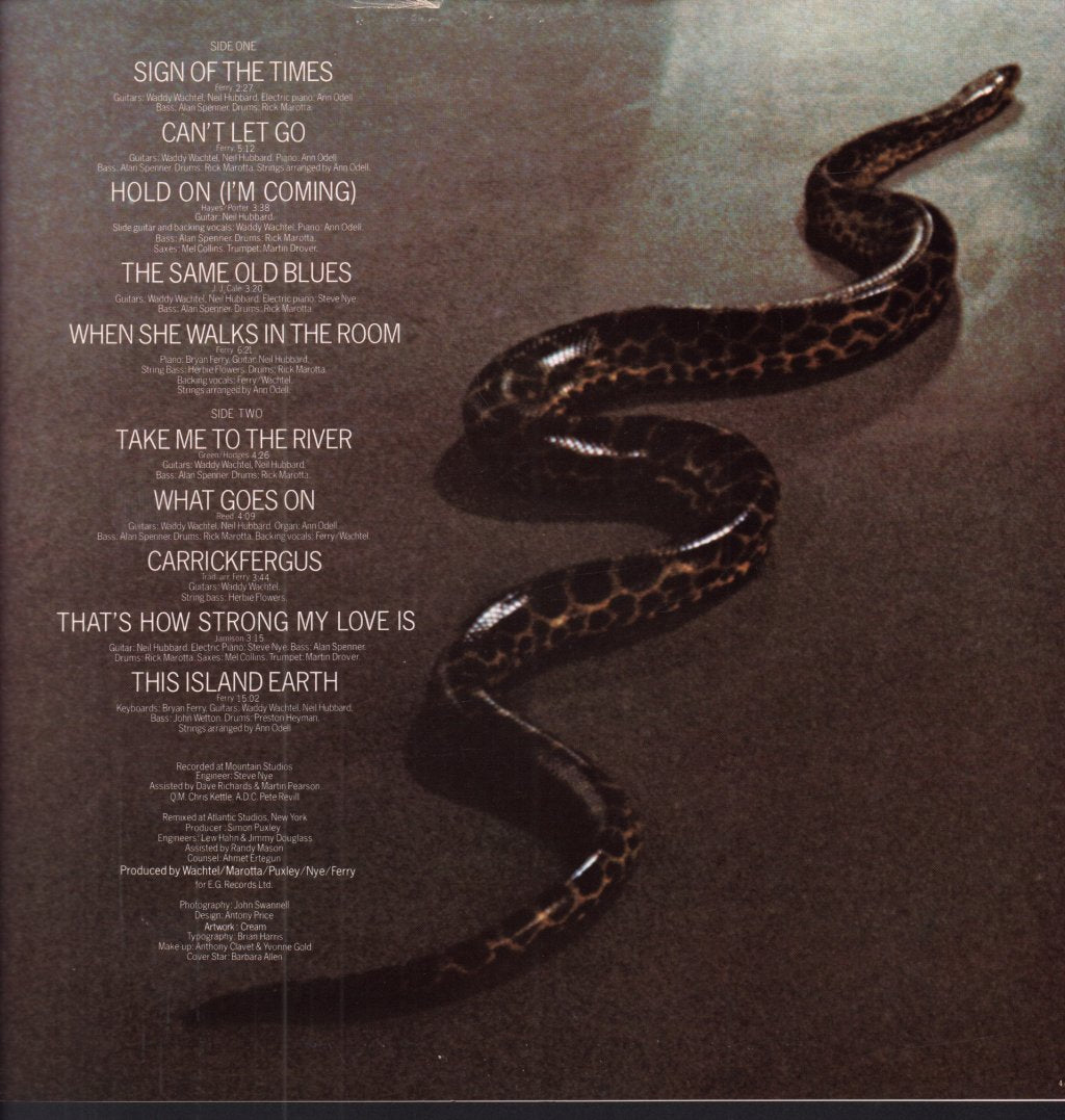 Bryan Ferry - Bride Stripped Bare - Lp