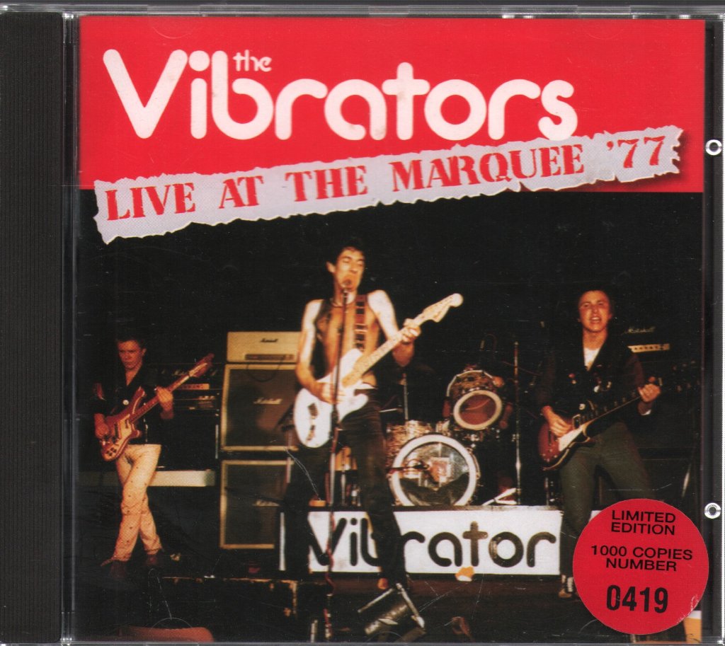 Vibrators - Live At The Marquee '77 - Cd
