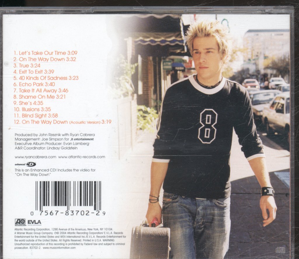 Ryan Cabrera - Take It All Away - Cd
