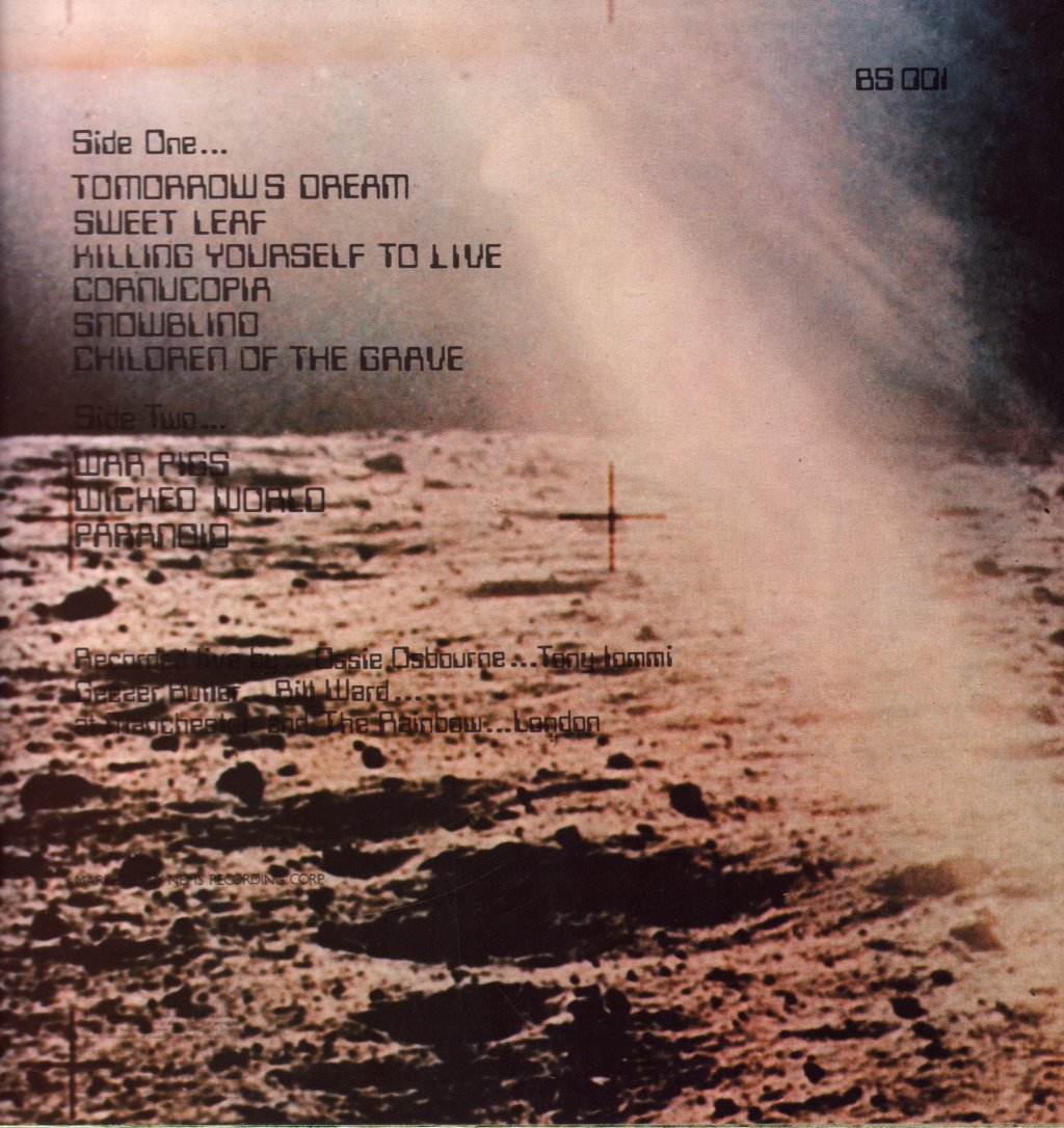 Black Sabbath - Live At Last - Lp