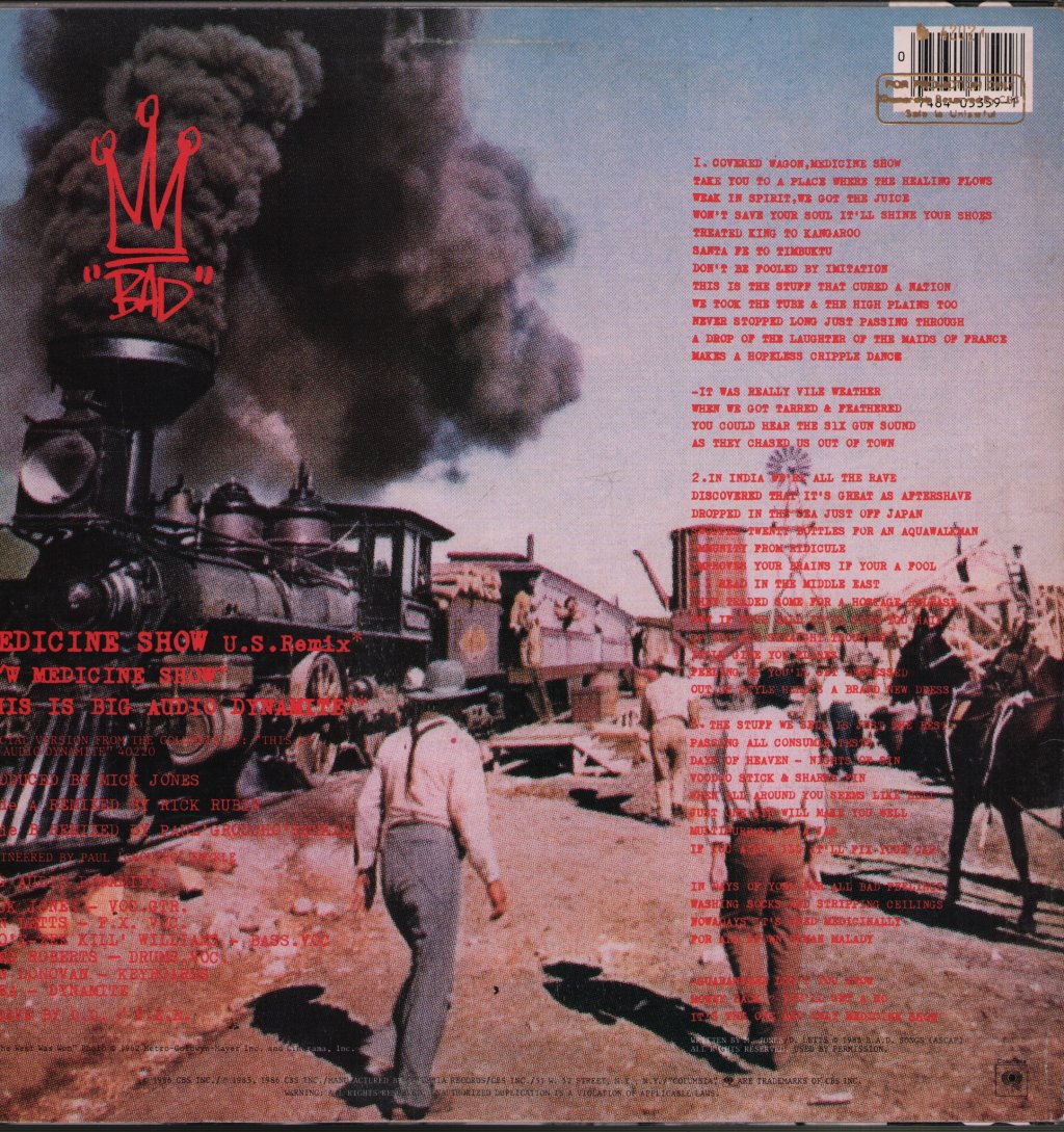 Big Audio Dynamite - Medicine Show - 12 Inch