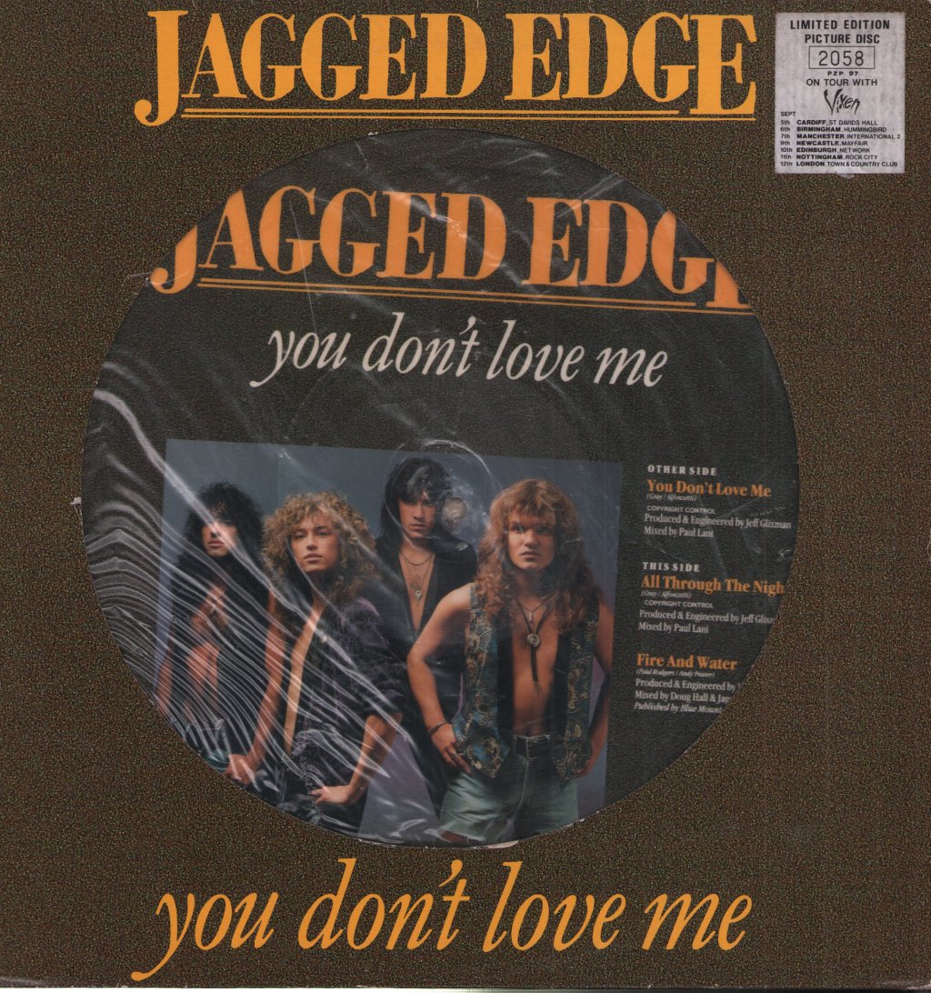 Jagged Edge (Rock/Metal Group) - You Don't Love Me - 12 Inch