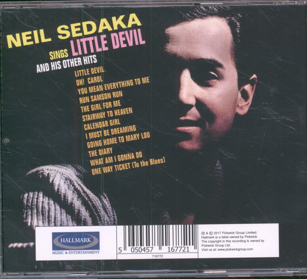 Neil Sedaka - Sings Little Devil And His Other Hits - Cd