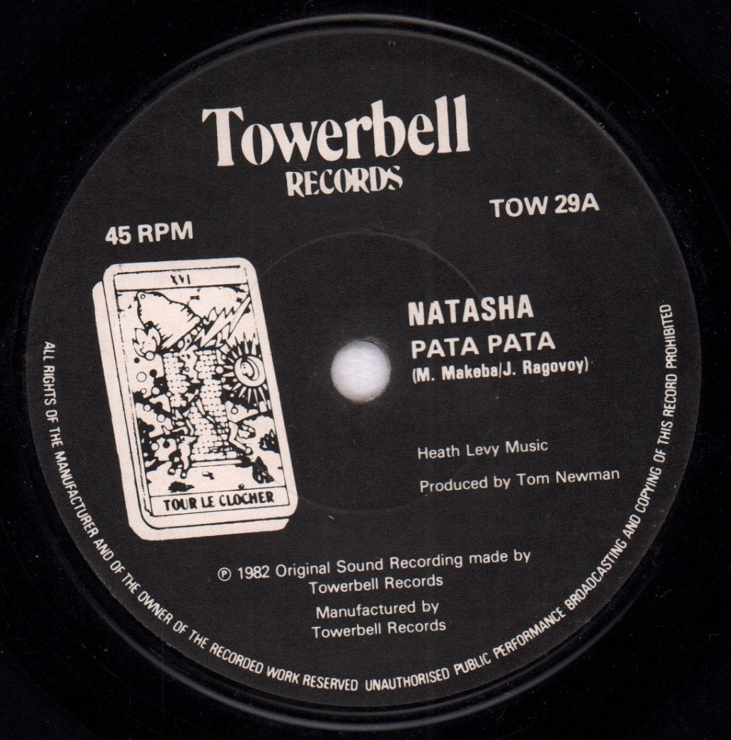Natasha (Early 80'S Singer) - Pata Pata - 7 Inch
