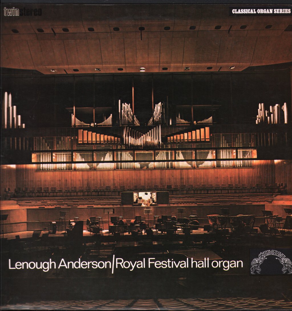Lenough Anderson - Royal Festival Hall Organ - Lp