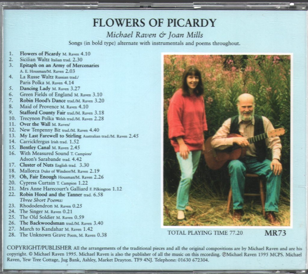 Michael Raven And Joan Mills - Flowers Of Picardy - Cd