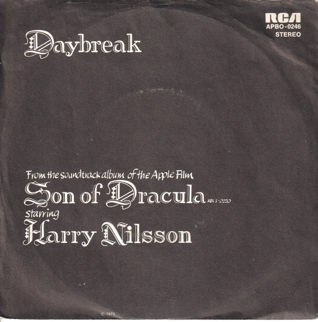 Nilsson And Ringo Starr - Daybreak - 7 Inch