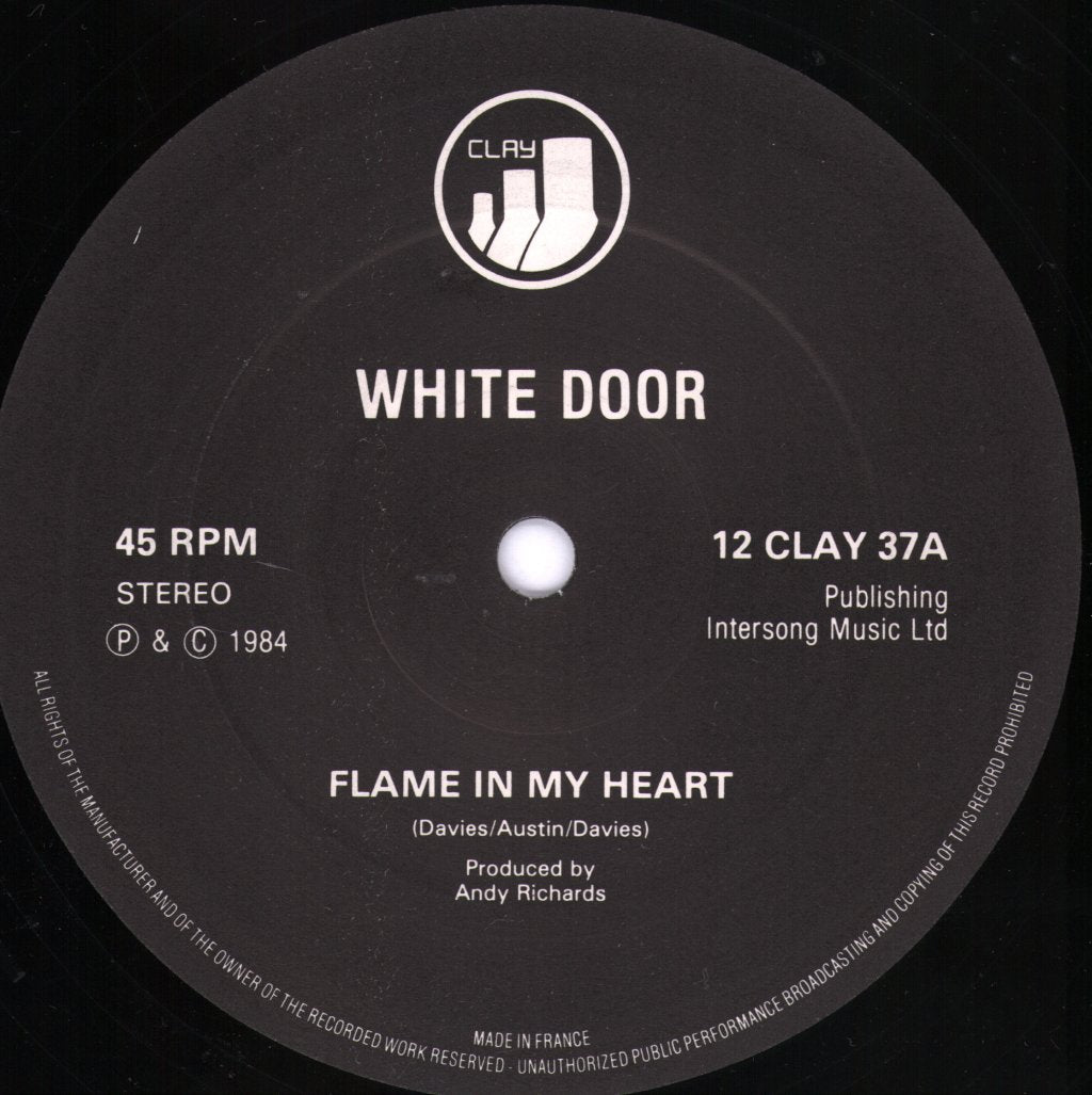 White Door - Flame In My Heart - 12 Inch