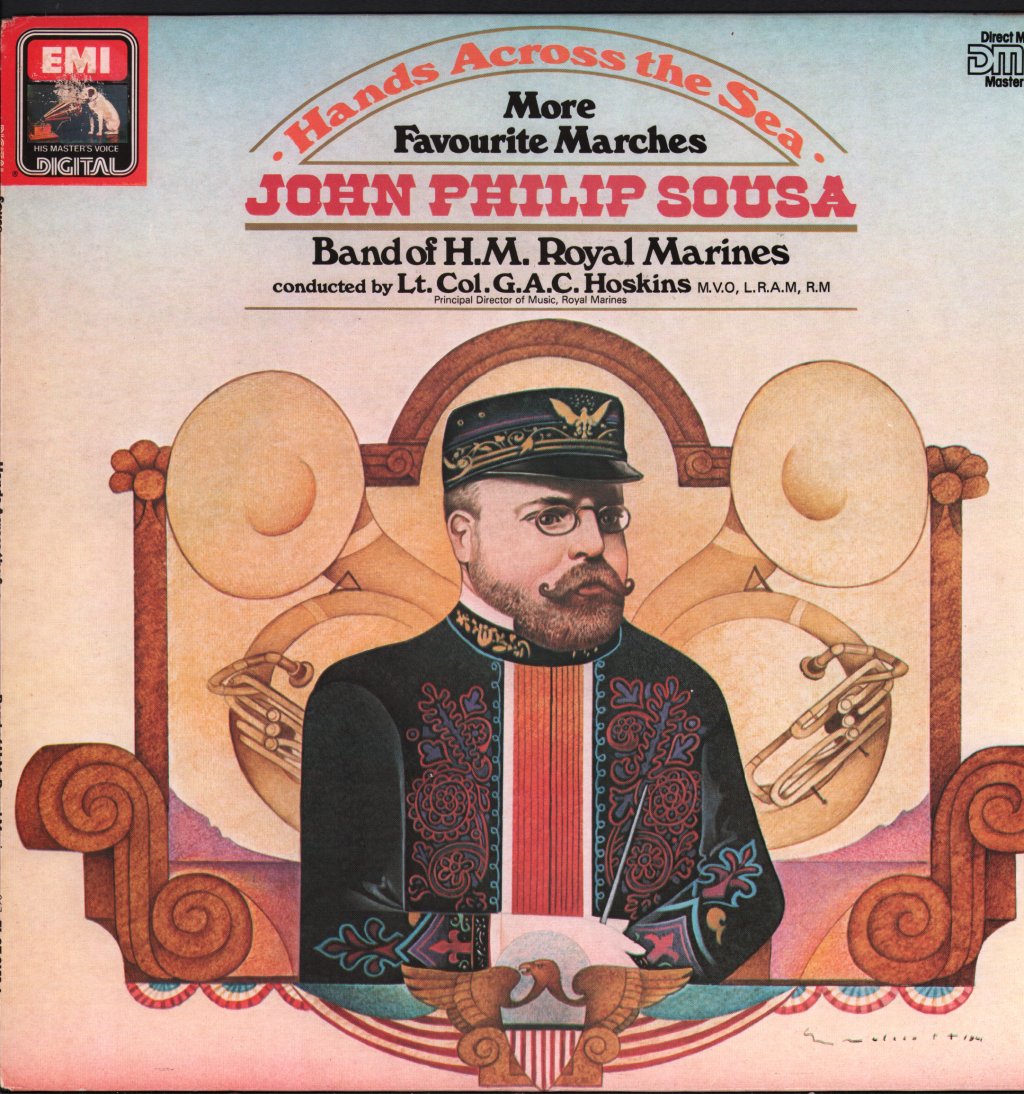 Band Of HM Royal Marines - Hands Across The Sea - Lp