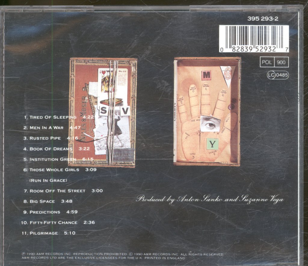 Suzanne Vega - Days Of Open Hand - Cd