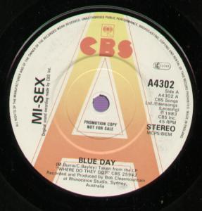 Mi-Sex - Blue Day - 7 Inch