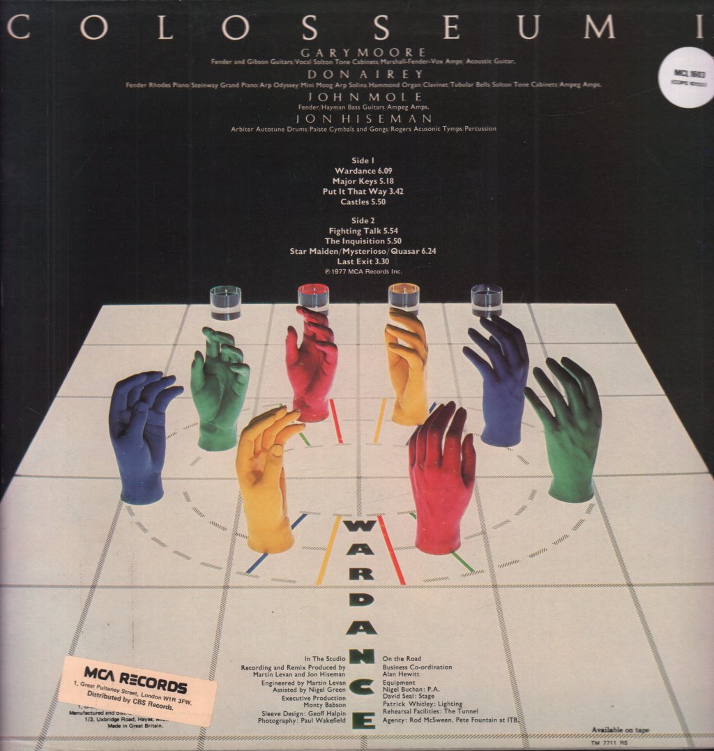 Colosseum 2 - Wardance - Lp