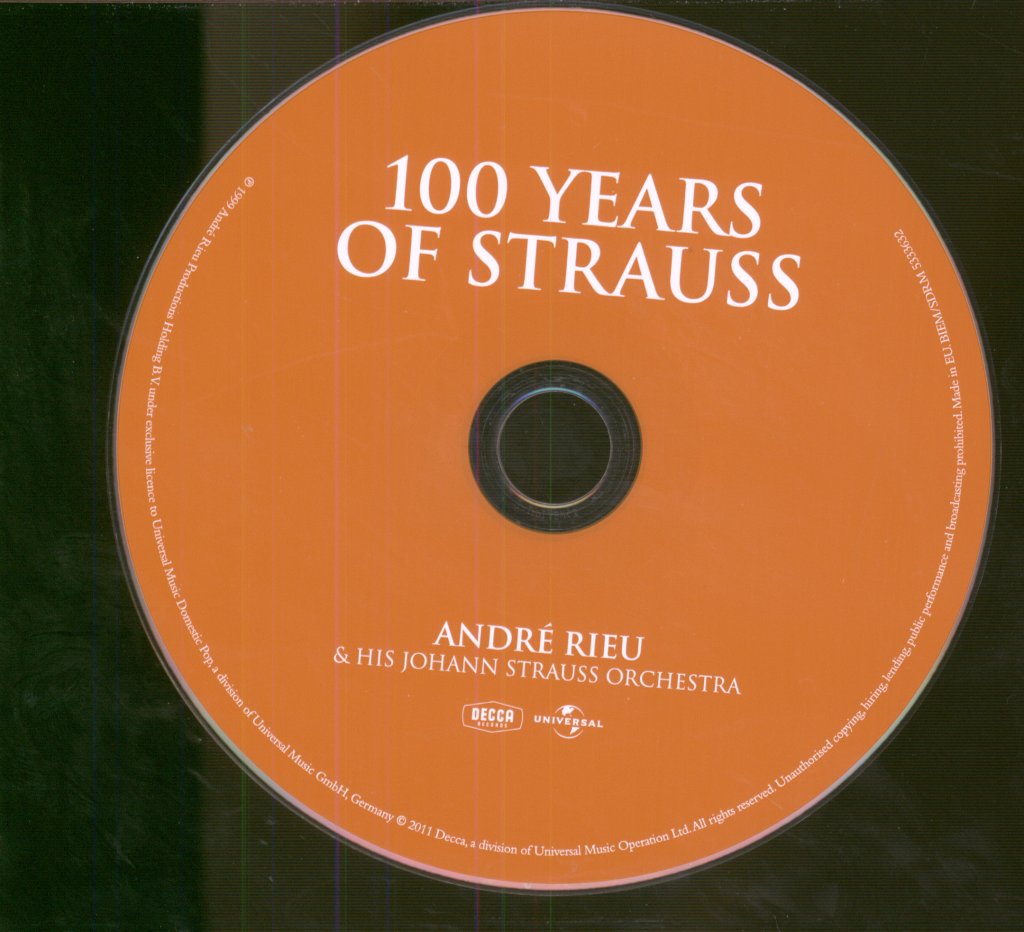 André Rieu - 100 Years Of Strauss - Cd