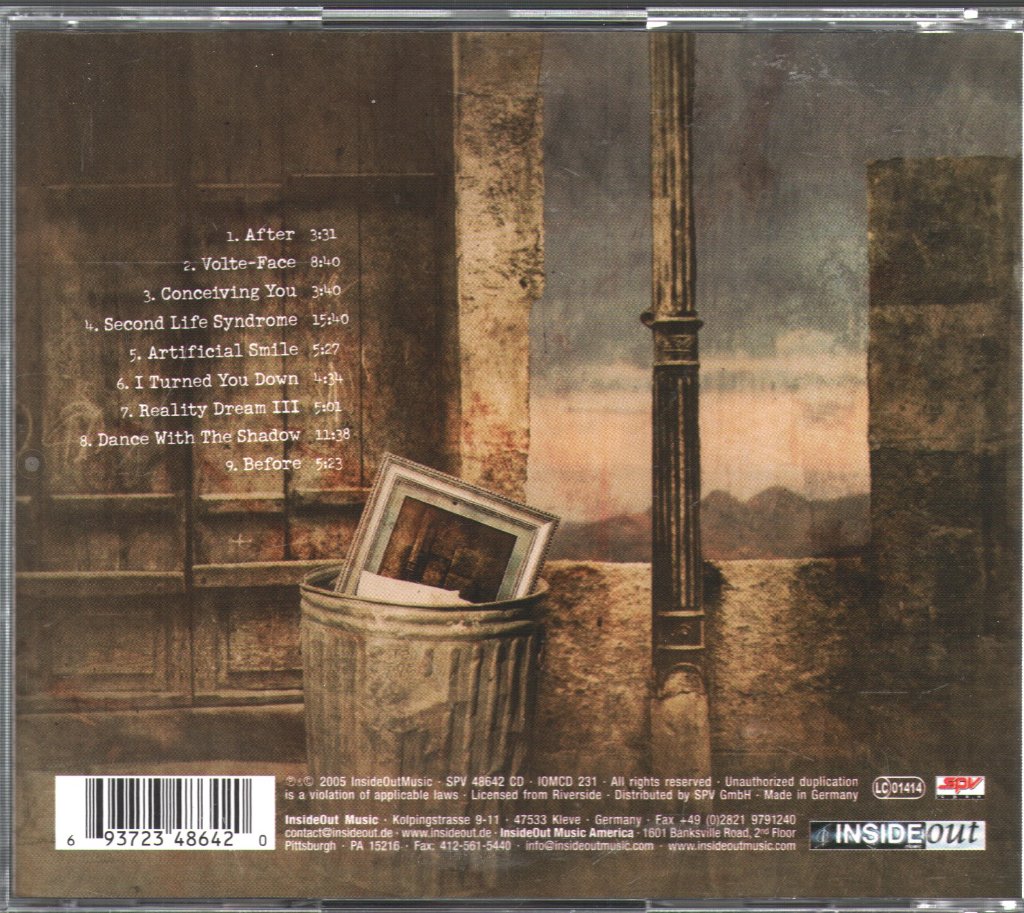 Riverside - Second Life Syndrome - Cd