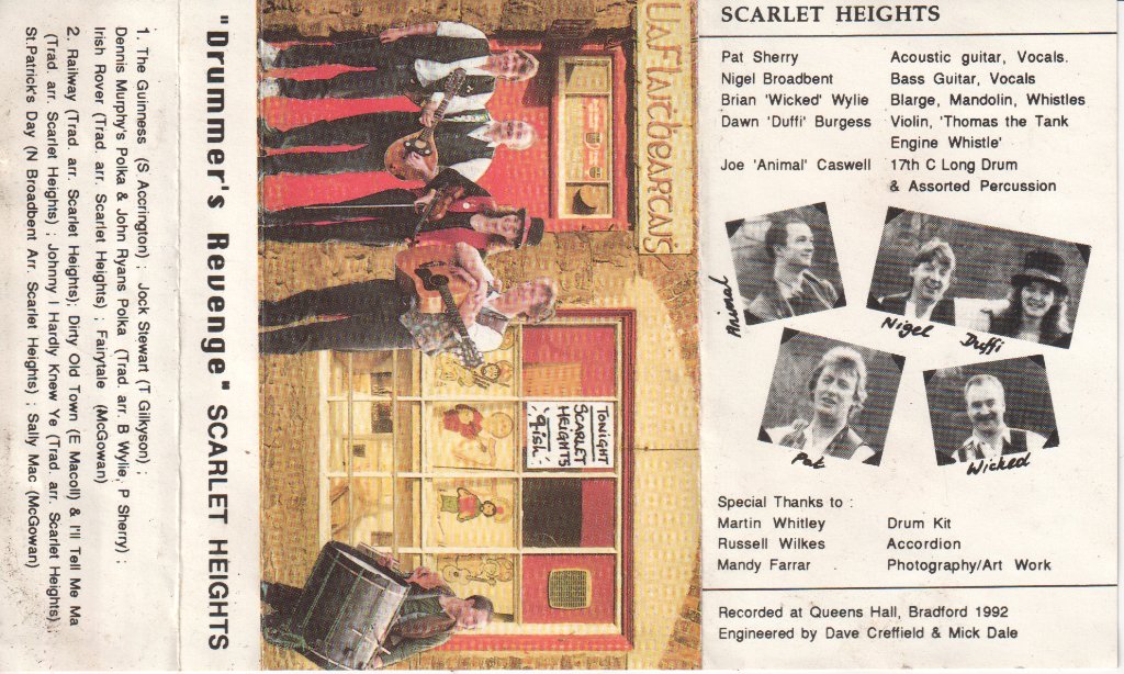 scarley heights - drummer's revenge - Cassette