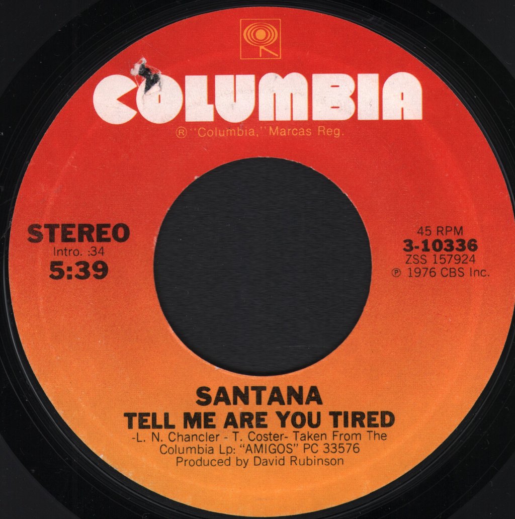 Santana - Let It Shine - 7 Inch