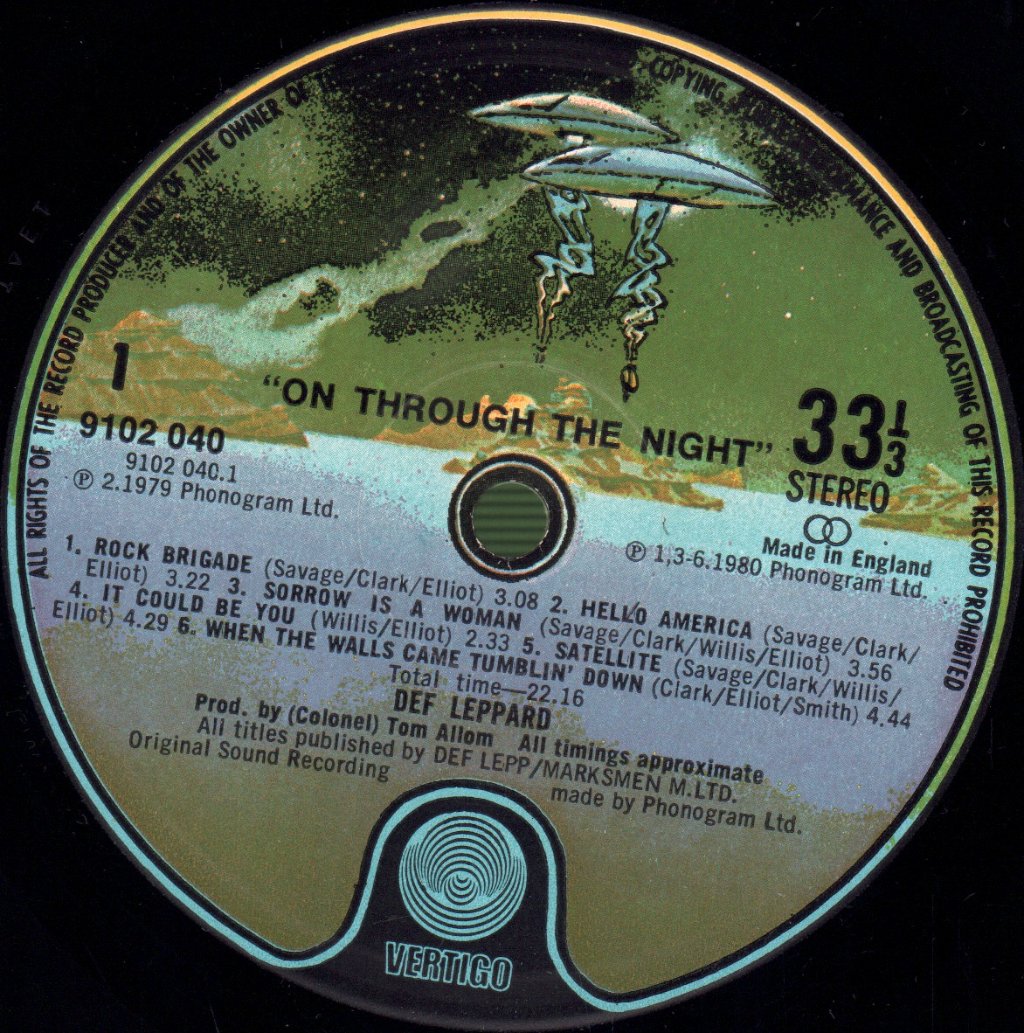 Def Leppard - On Through The Night - Lp