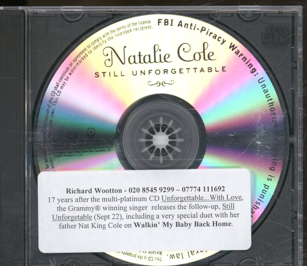 Natalie Cole - Still Unforgettable - Cdr