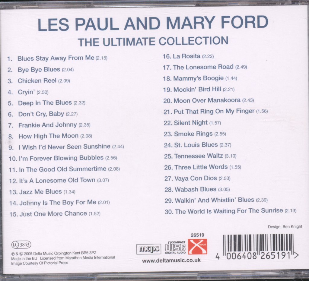 Les Paul & Mary Ford - Ultimate Collection - Cd